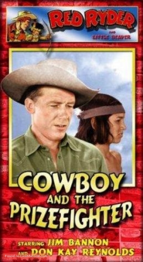 Cowboy and the Prizefighter - VHS movie cover