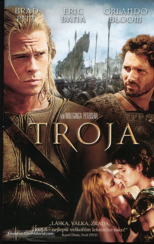 Troy - Czech DVD movie cover