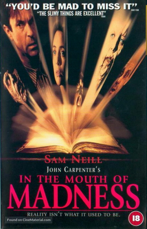 In the Mouth of Madness - British Movie Cover