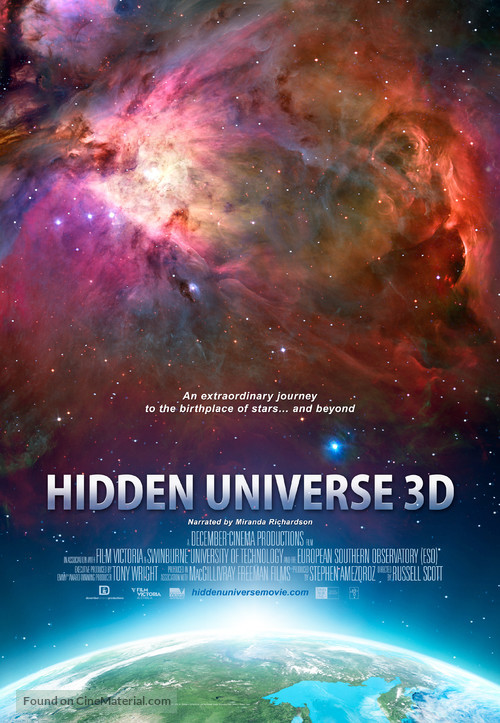 Hidden Universe 3D - Australian Movie Poster