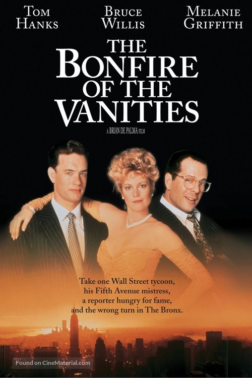 The Bonfire Of The Vanities - DVD movie cover