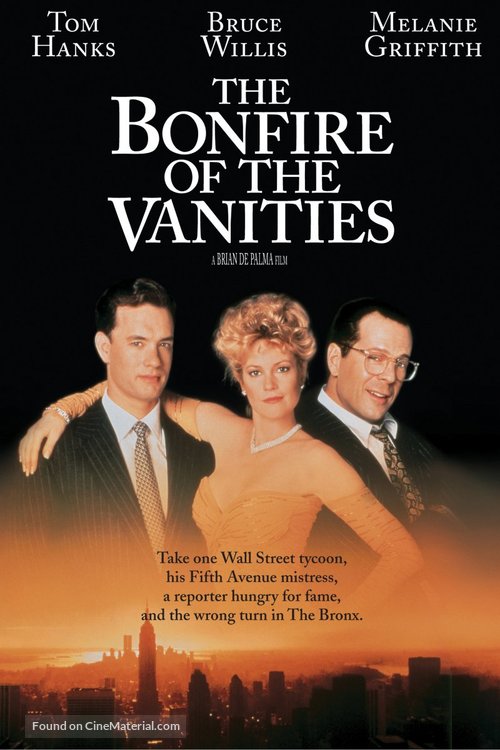 The Bonfire Of The Vanities - DVD movie cover