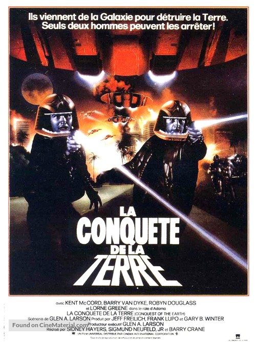 Conquest of the Earth - French Movie Poster