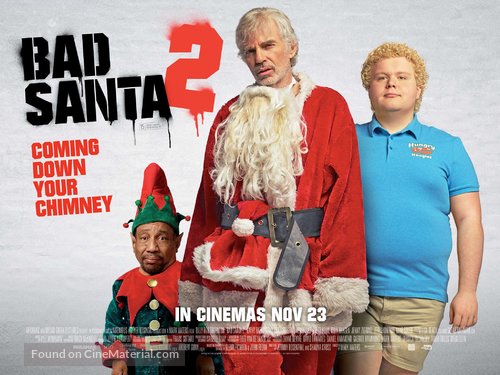 Bad Santa 2 - British Movie Poster