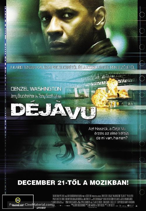 Deja Vu - Hungarian Movie Poster