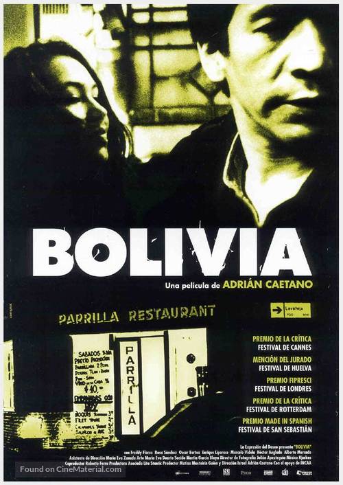 Bolivia - Spanish Movie Poster