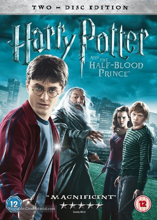 Harry Potter and the Half-Blood Prince - British DVD movie cover