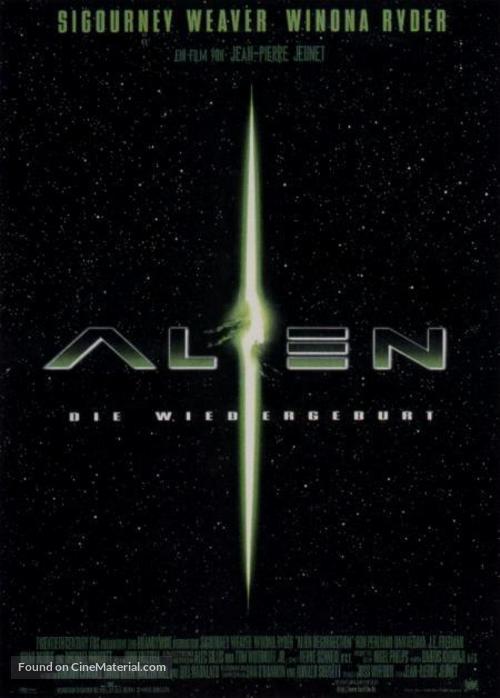 Alien: Resurrection - German Movie Poster