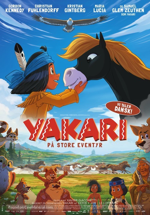 Yakari le film - Danish Movie Poster