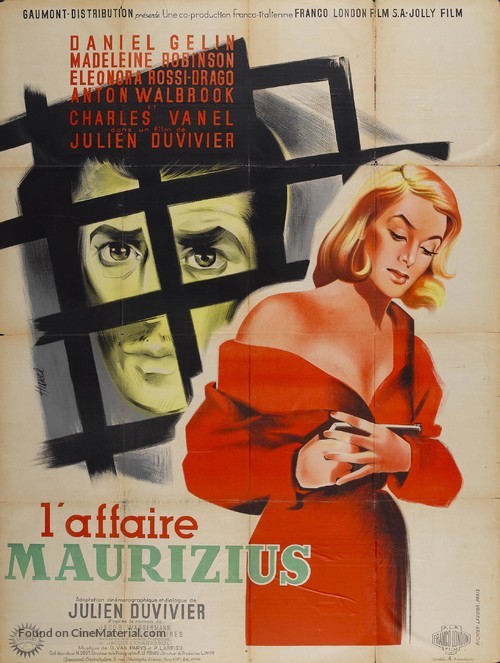 Affaire Maurizius, L&#039; - French Movie Poster