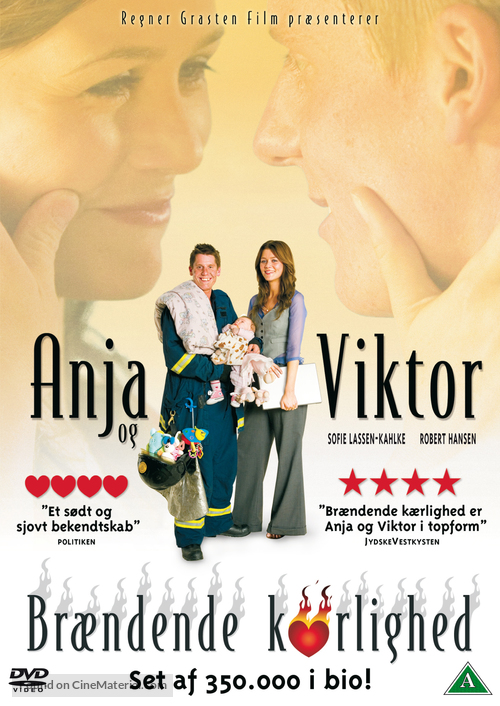 Anja og Viktor - br&aelig;ndende k&aelig;rlighed - Danish Movie Cover