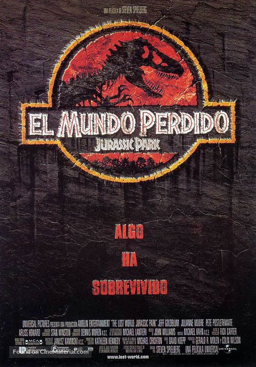 The Lost World: Jurassic Park - Spanish Movie Poster