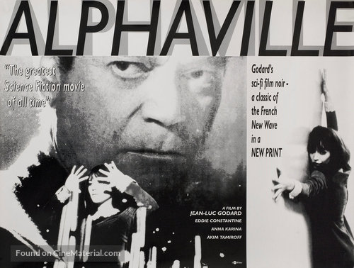 Alphaville, une &eacute;trange aventure de Lemmy Caution - British Movie Poster