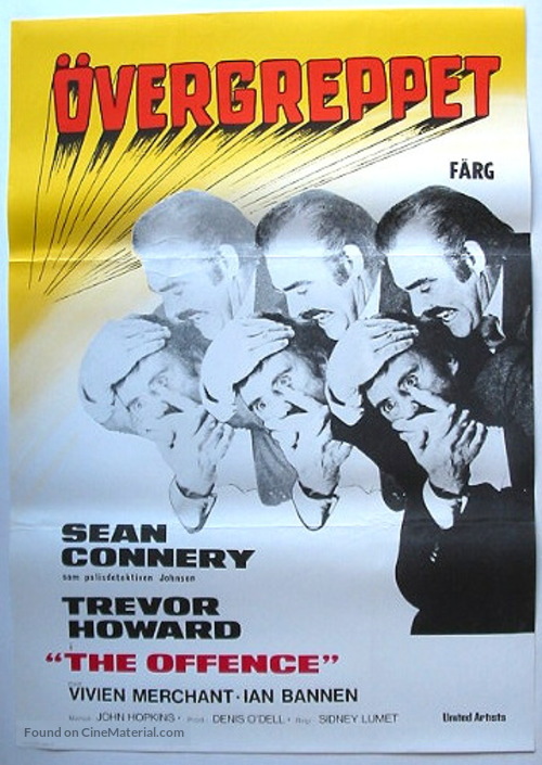 The Offence - Swedish Movie Poster
