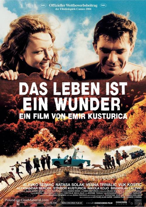 Zivot je cudo - German Movie Poster