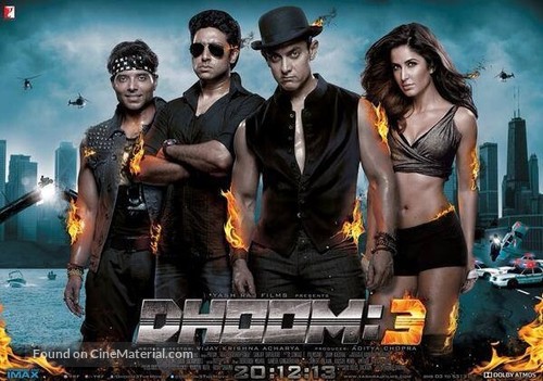 Dhoom 3 - Indian Movie Poster