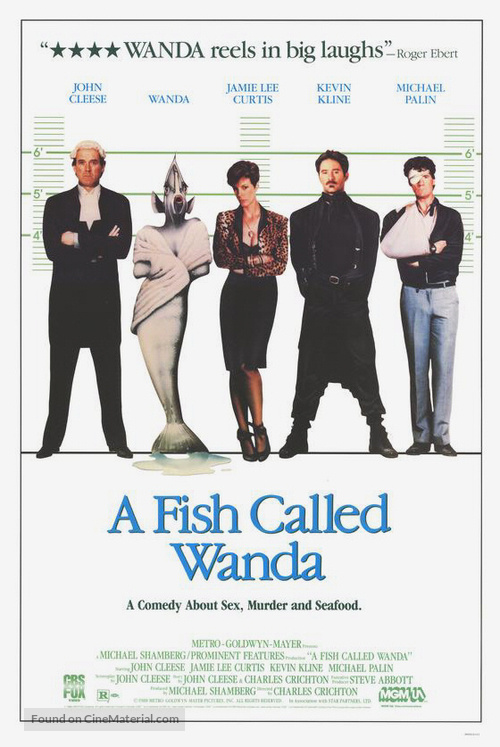 A Fish Called Wanda - Video release movie poster
