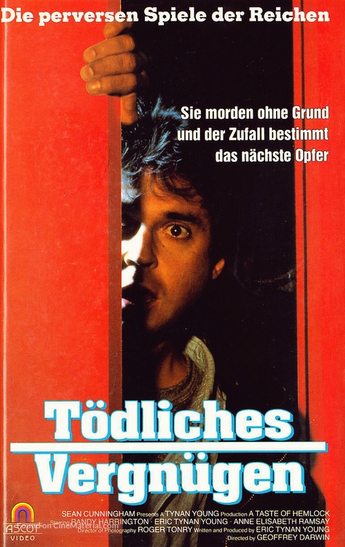 A Taste of Hemlock - German VHS movie cover