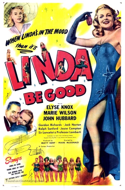 Linda Be Good - Movie Poster