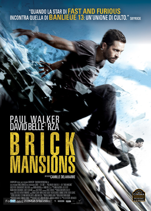 Brick Mansions - Italian Movie Poster