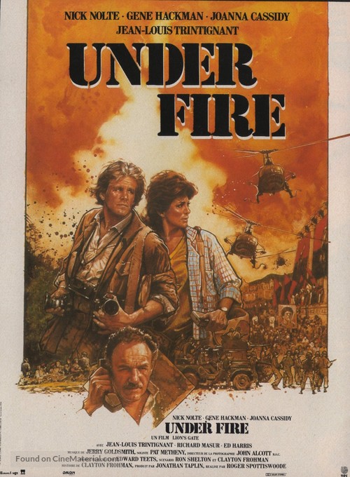 Under Fire - French Movie Poster