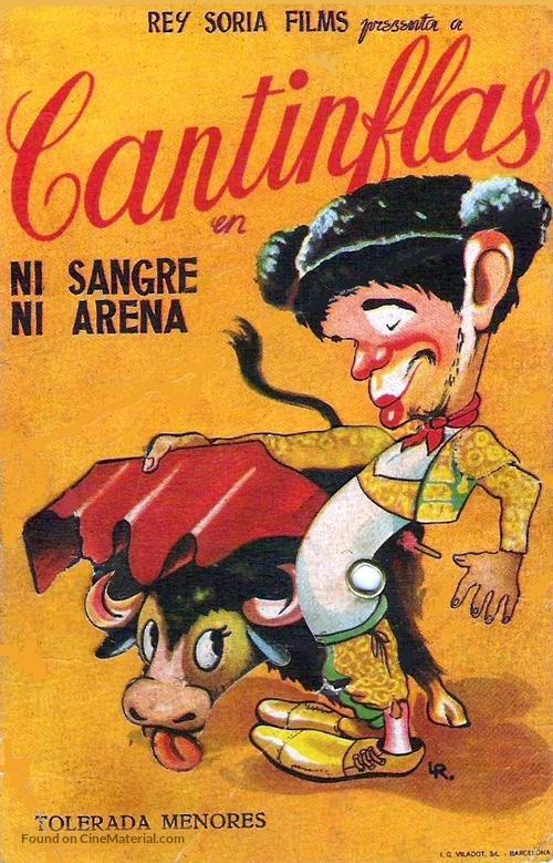 Ni sangre, ni arena - Spanish Movie Poster