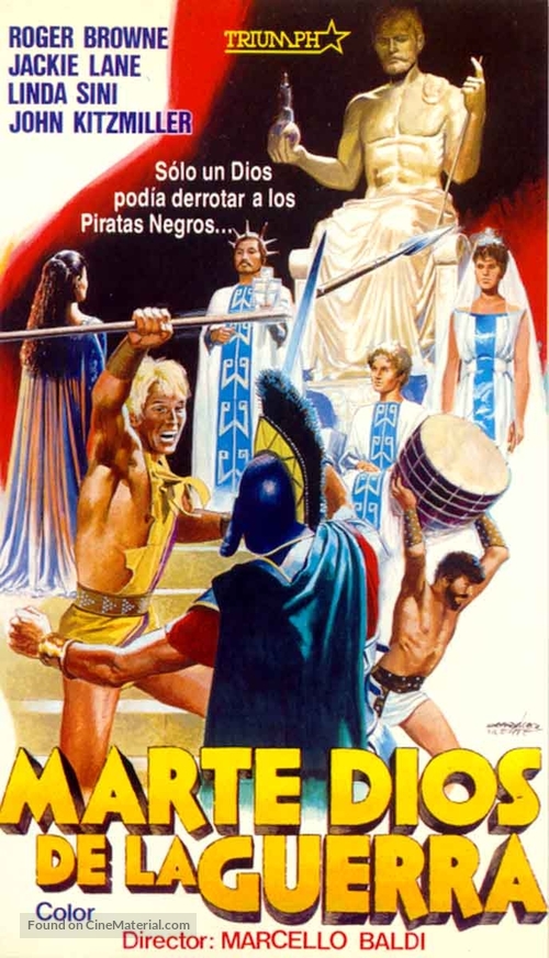 Marte, dio della guerra - Spanish VHS movie cover