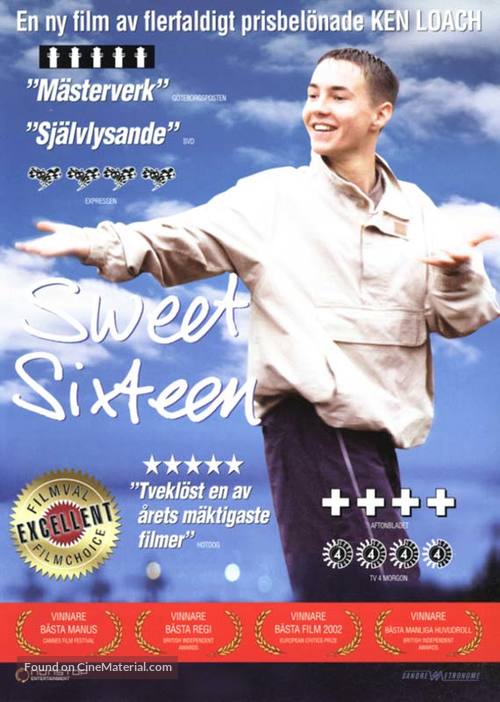 Sweet Sixteen - Swedish DVD movie cover