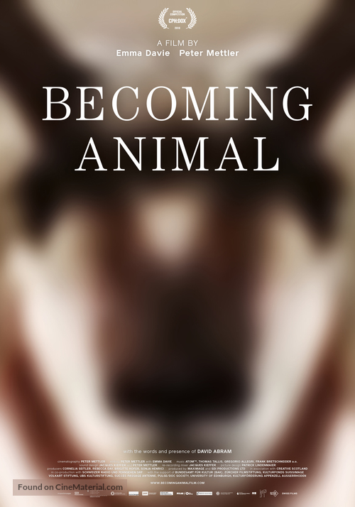 Becoming Animal - Swiss Movie Poster