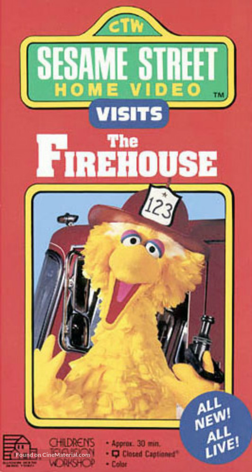 Sesame Street Home Video Visits the Firehouse - Movie Cover