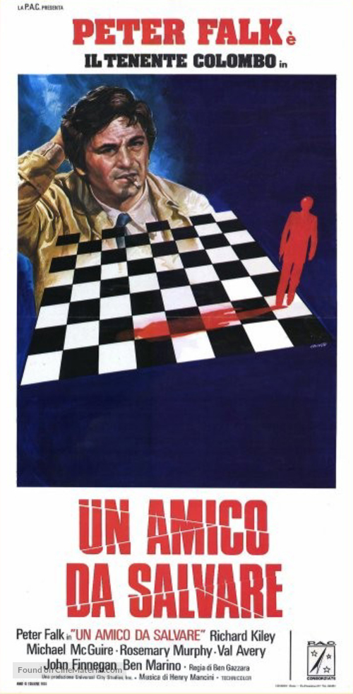 Columbo: A Friend in Deed - Italian Movie Poster