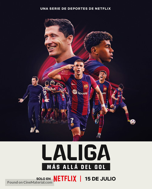 &quot;LaLiga: M&aacute;s all&aacute; del gol&quot; - Spanish Movie Poster