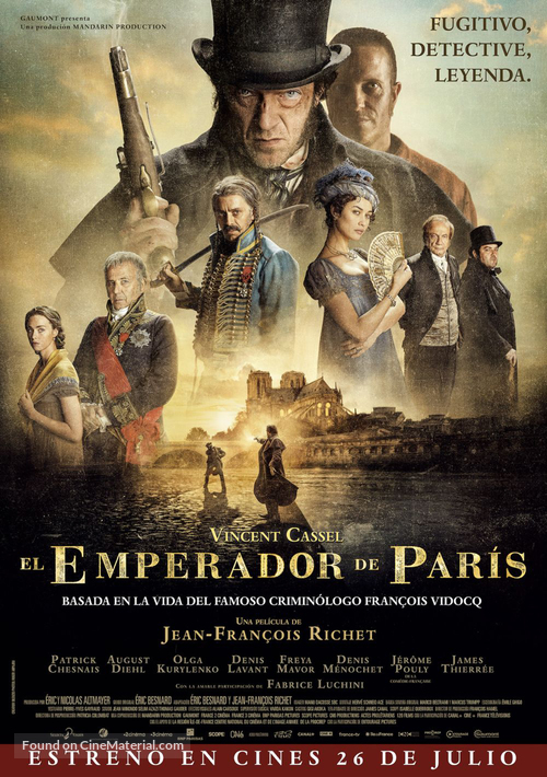 L&#039;Empereur de Paris - Spanish Movie Poster