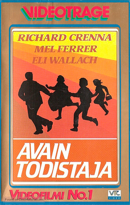 Fugitive Family - Finnish VHS movie cover