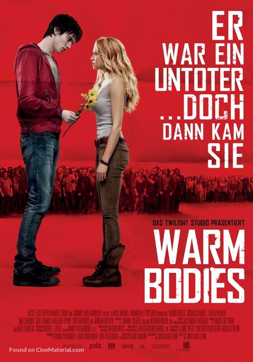 Warm Bodies - Swiss Movie Poster