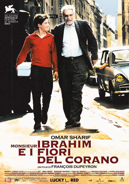 Monsieur Ibrahim et les fleurs du Coran - Italian Movie Poster