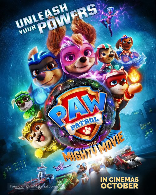 PAW Patrol: The Mighty Movie - Malaysian Movie Poster