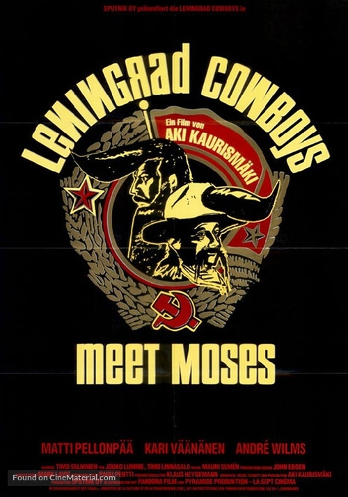 Leningrad Cowboys Meet Moses - German Movie Poster
