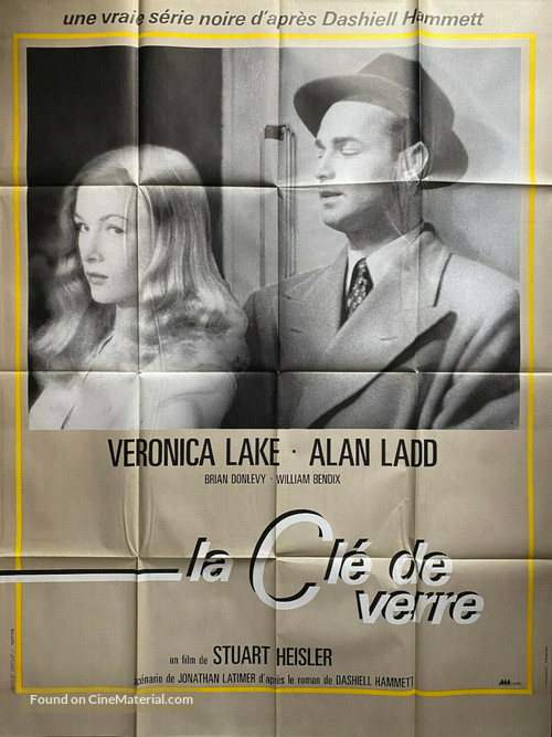 The Glass Key - French Re-release movie poster