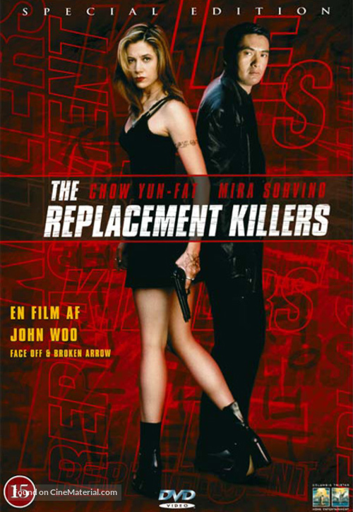 The Replacement Killers - Danish DVD movie cover