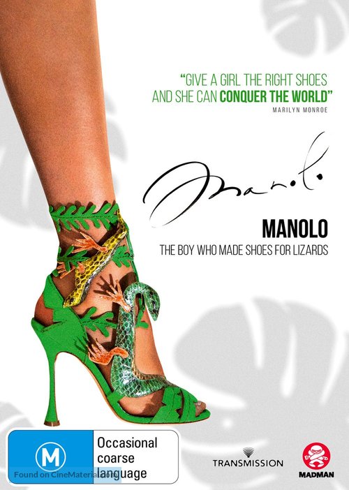 Manolo: The Boy Who Made Shoes for Lizards - Australian DVD movie cover