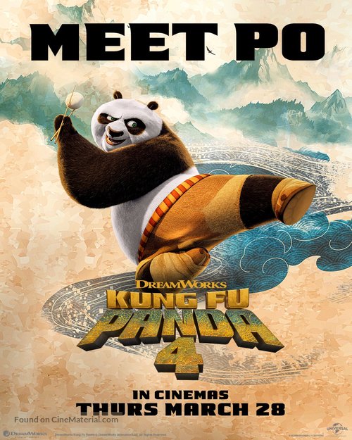 Kung Fu Panda 4 - British Movie Poster