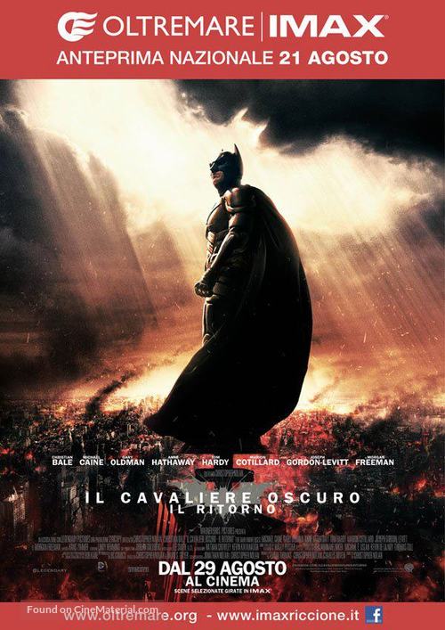 The Dark Knight Rises - Italian Movie Poster
