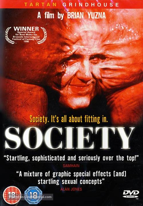 Society - British DVD movie cover