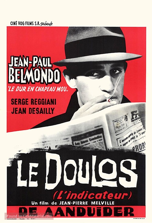 Le doulos - Belgian Movie Poster