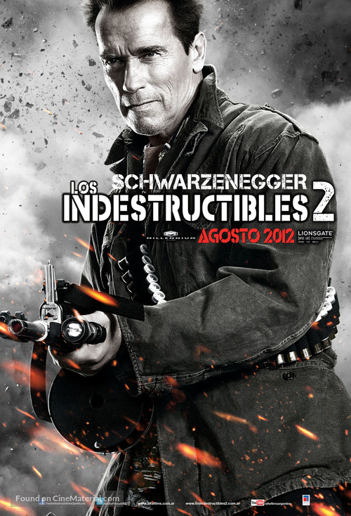 The Expendables 2 - Argentinian Movie Poster