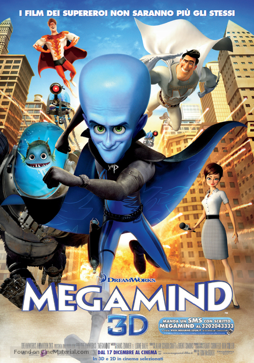 Megamind - Italian Movie Poster