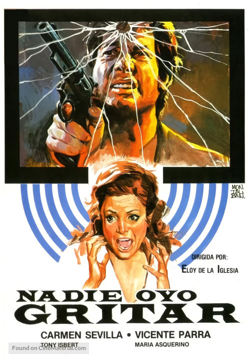 Nadie oy&oacute; gritar - Spanish Movie Poster