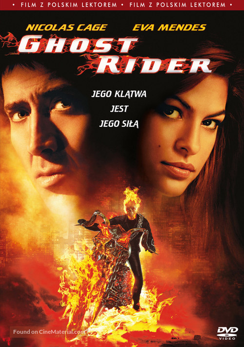 Ghost Rider - Polish DVD movie cover