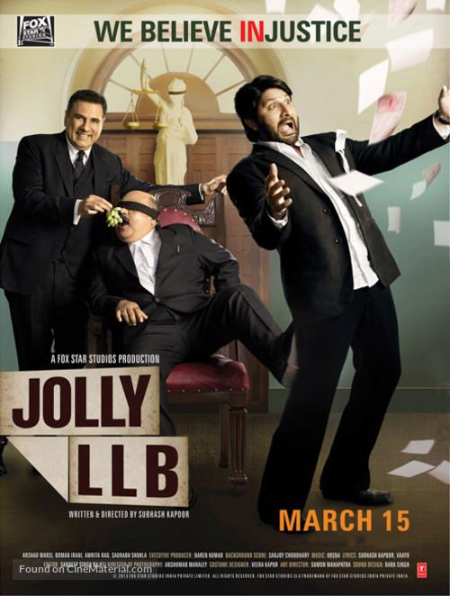 Jolly LLB - Indian Movie Poster